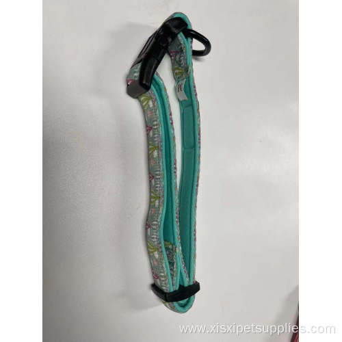 Reflective personalized Polyester webbing pet dog collar